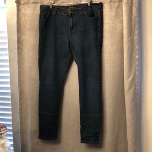 Women’s denim jeans.